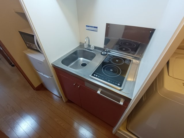 【キッチン】 | レオパレスセジュール新保 | コンロは２口コンロです。
