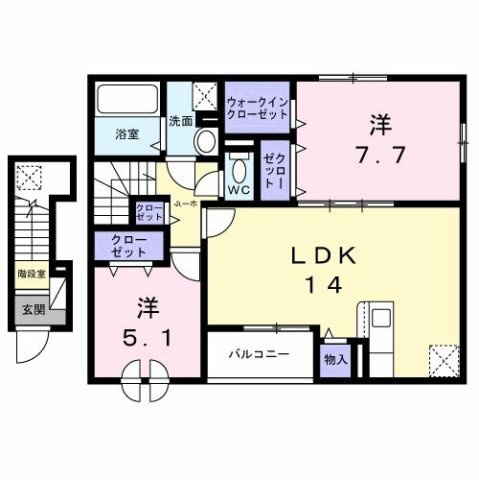 【間取り】 | ボナール八尾南