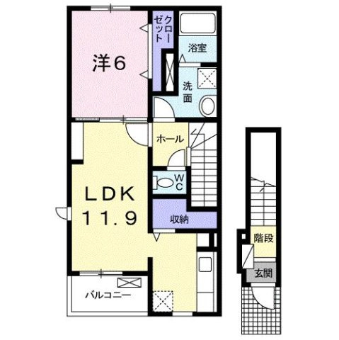 Ｋ’ｓグレイスの間取り