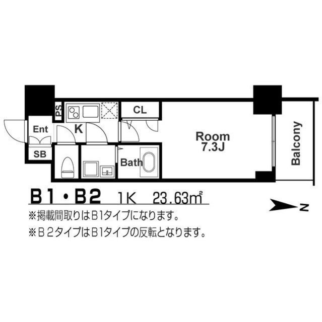 エスリード本町レジデンスの間取り