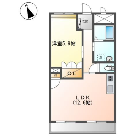 サンシエロの間取り