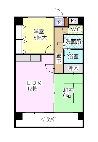 リーブル原Ⅱの間取り