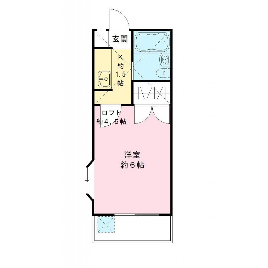 メゾン鎌ケ谷　Ｂ棟の間取り