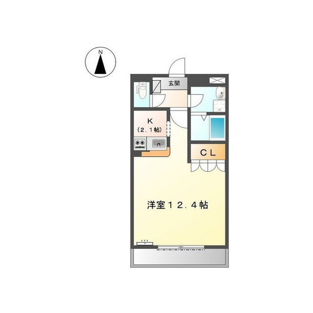 アクアライフ　エムズの間取り