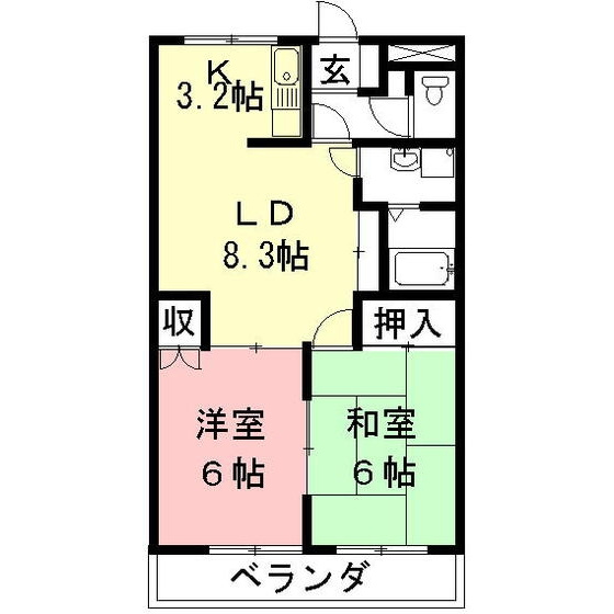 ＧＲＡＮＰＩＡＮ瑞穂の間取り