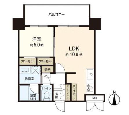 【間取り】 | エグゼ博多コンドミニアム