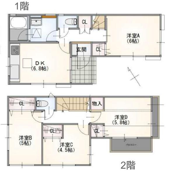 横浜市港北区新吉田町の中古一戸建
