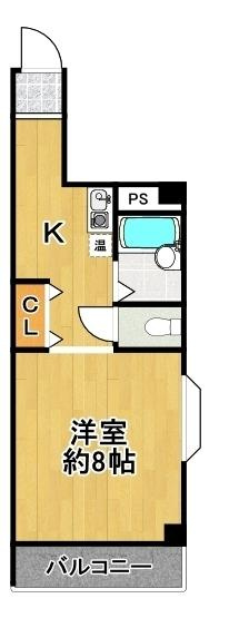 大阪市大正区南恩加島６丁目の賃貸マンションの間取り|★セパレート１Ｋ★
