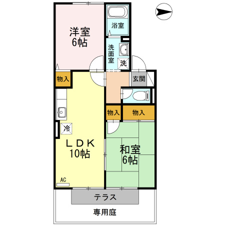 【間取り】 | ハイツＫ | 間取り