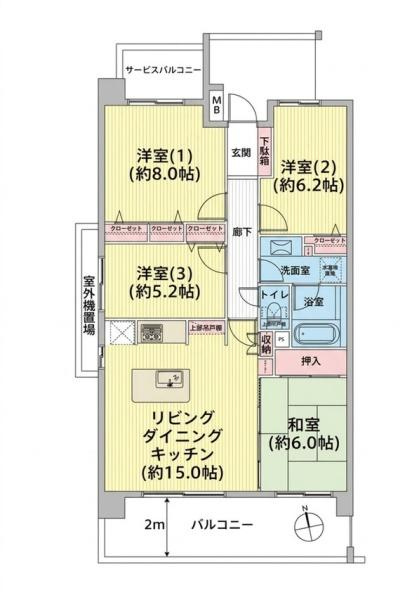 ライフレビュー本厚木フォートレスの間取り