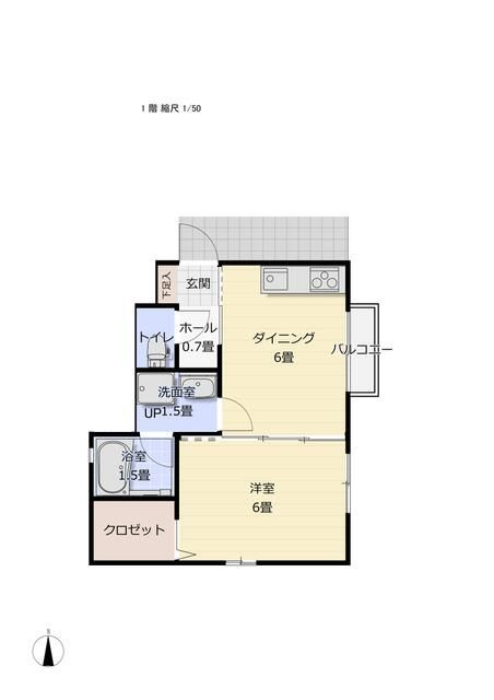 カーサ今宿２３８の間取り