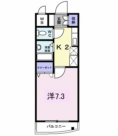 【間取り】 | シャンテ吉塚