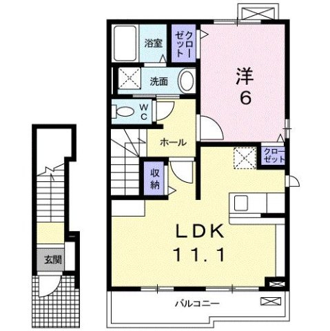 プライジアパテオの間取り