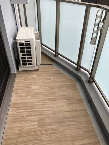 パークアクシス浅草田原町ガーデンのバルコニー