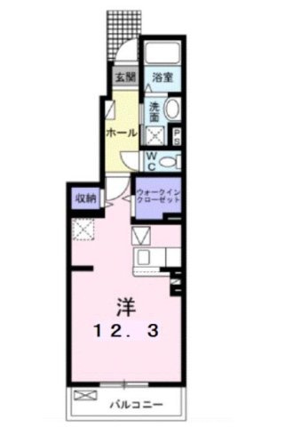 イーストブルー　Ｉの間取り