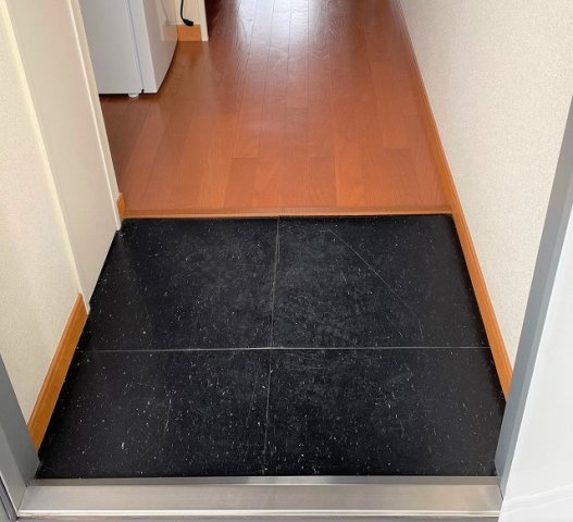 レオパレスプルミエの玄関