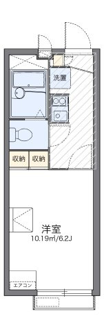 レオパレスシティーＦの間取り