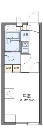 レオパレスワールド中和倉の間取り