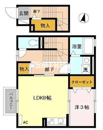 セプトクルールの間取り