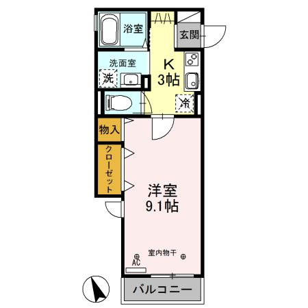 【間取り】 | プロシード志木幸町