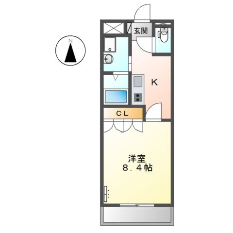 ヌーベル　バーグの間取り