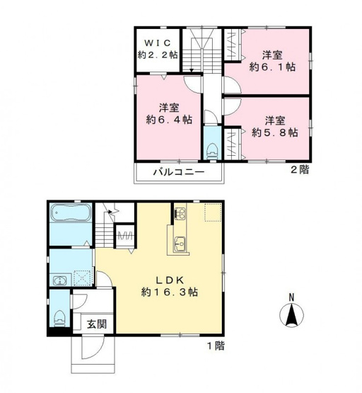 【間取り】 | ネクスト横田　１０パーセルズ　Ａ棟