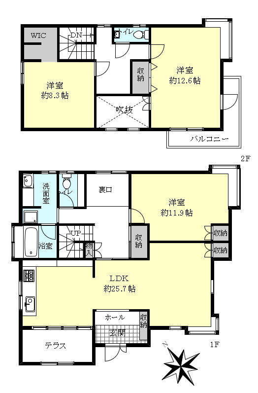 明石市大久保町大窪戸建の間取り
