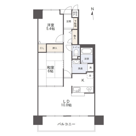アルファステイツ茜町Ⅱの間取り