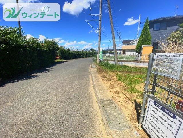 土浦市板谷第11　新築戸建の前面道路含む現地写真|建築の進捗に応じて見学も可能です。現地で暮らしのイメージを膨らませてください。
