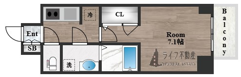 S-RESIDENCE高井田Centralの間取り