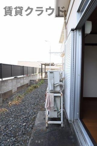 にふてぃはうす89のバルコニー|晴れた日は洗濯物もバッチリ干せますね！