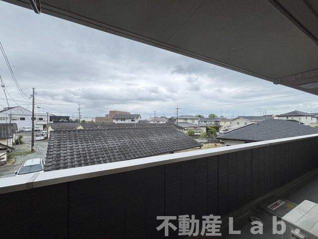 パストラル松橋のバルコニー