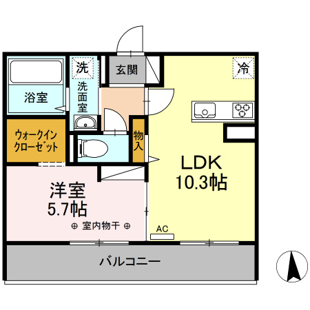 パストラル松橋の間取り