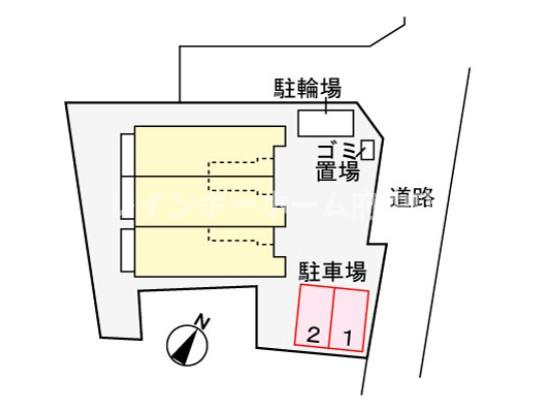 アンソレイユAの区画図