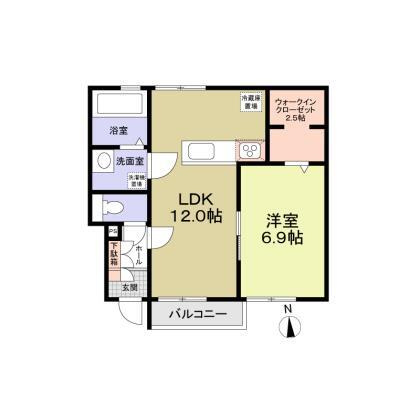 フォレストメゾン聖蹟の間取り