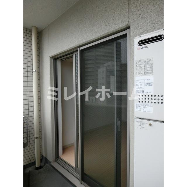 エクロール蒲田のバルコニー