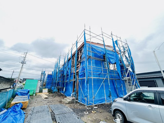 新築　渋川市半田　4号棟の外観|現地写真　2026年11月完成予定！類似物件のご内覧等、お気軽にお問合せください♪　
