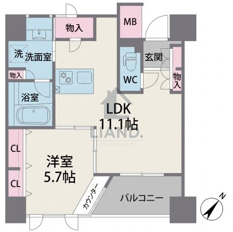  アビターレエクセラ　春吉小学校区の間取り|アビターレエクセラ