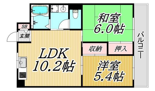 メゾンファミーユの間取り