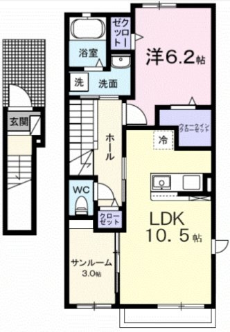 フィオーレエムの間取り