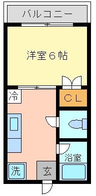 世田谷区船橋５丁目のアパートの間取り