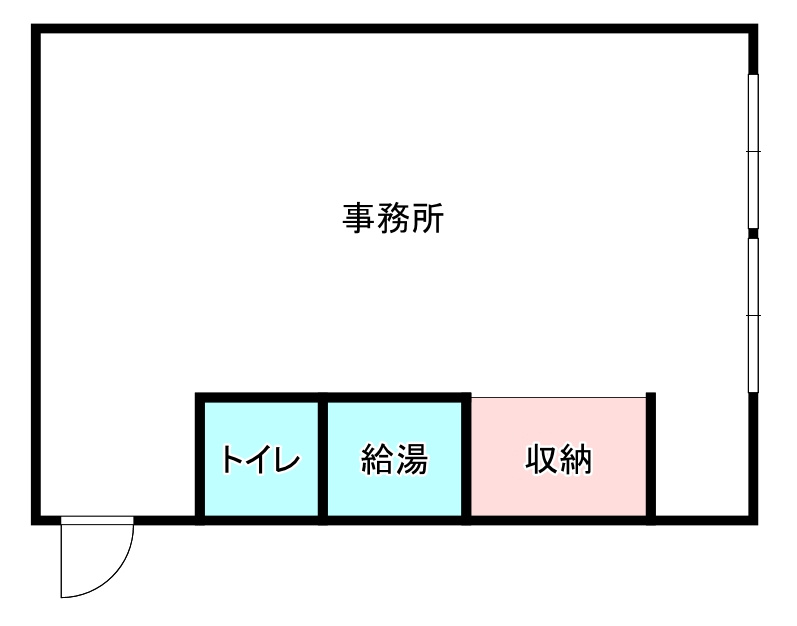 博労町エステートビルの間取り