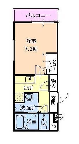 フジパレス塚口Ⅰ番館の間取り