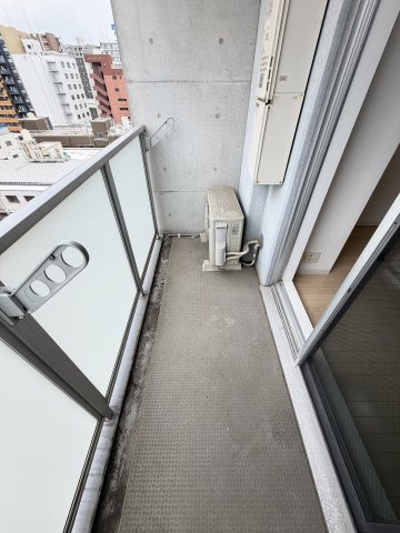 ルクレ新町レジデンスのバルコニー