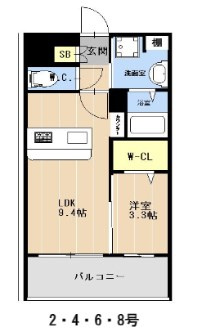 LIBTH竹下の間取り