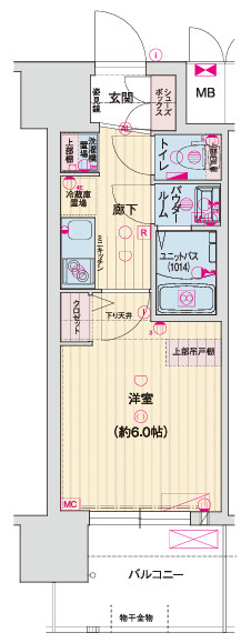 ソルテラス神戸ハーバーランドＡＲＣＯの間取り