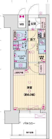 ソルテラス神戸ハーバーランドＡＲＣＯの間取り