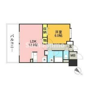 キルンズ博多駅南の間取り
