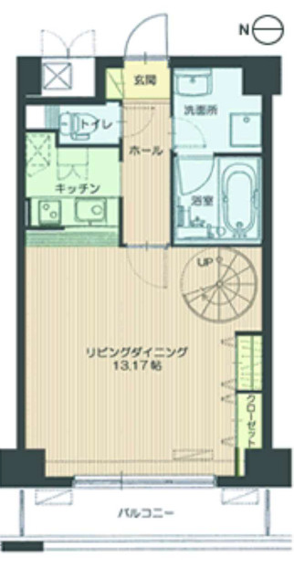ブラーヴォ扇町の間取り