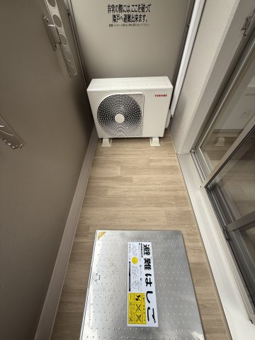 ArtizA南船場のバルコニー